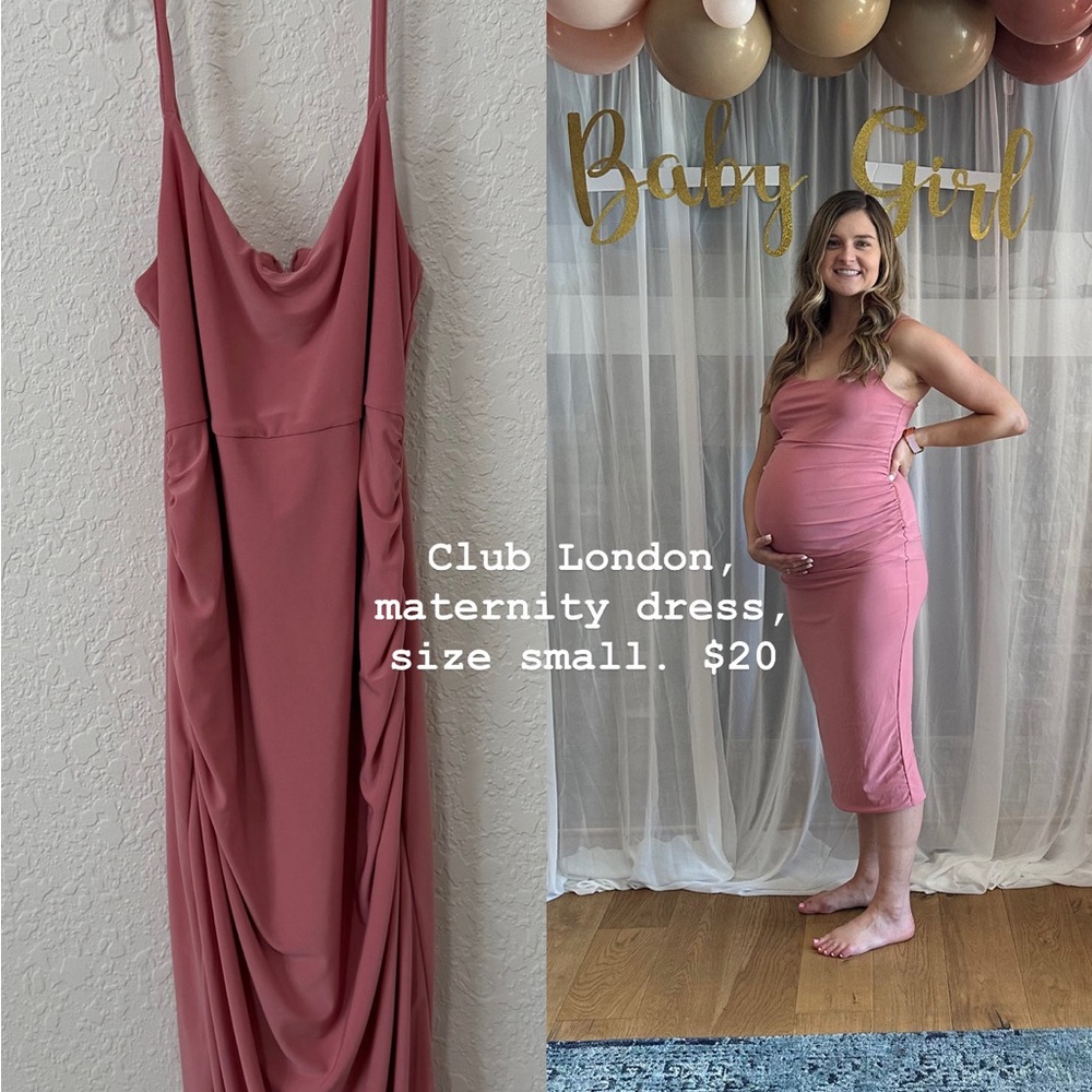 Club L London Rose Midi Maternity Dress